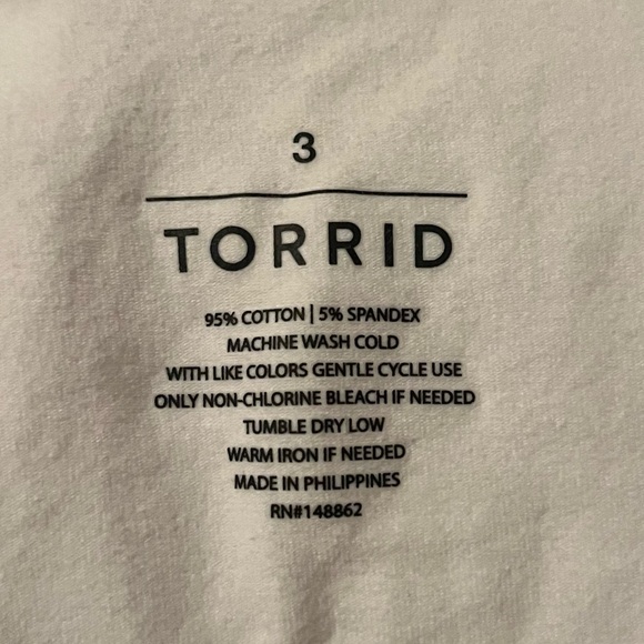 Torrid Size 3 White Bodysuit with Rainbow Trim - Picture 7 of 10